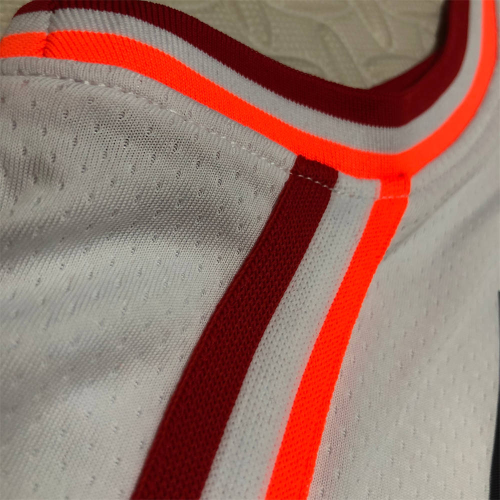 NBA Miami Hearts V-Neck White Jersey WADE#3 S-XXL