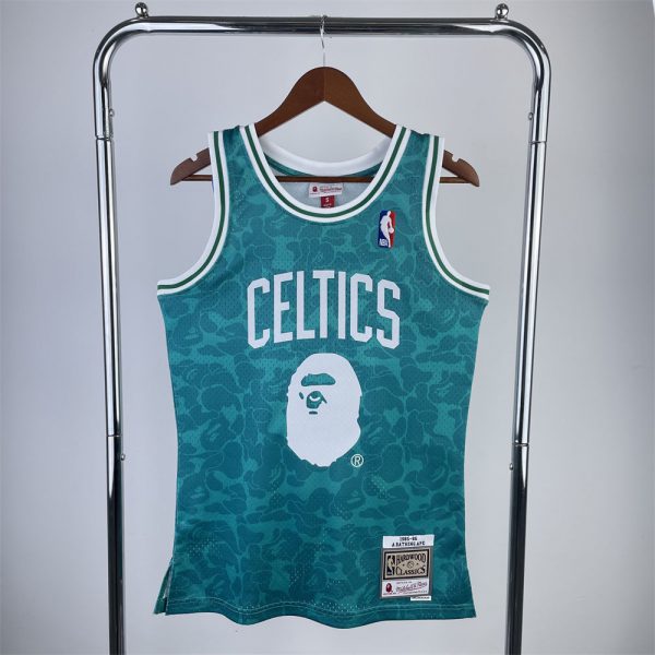 NBA Boston Celtics BAPE×M&N BAPE#93 Hardwood Classics Swingman Jersey S-XXL