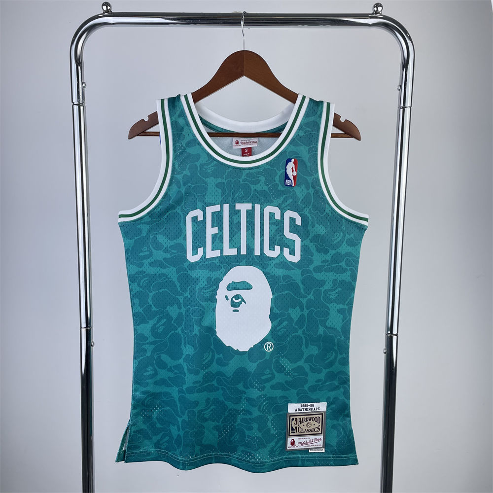 NBA Boston Celtics BAPE×M&N BAPE#93 Hardwood Classics Swingman Jersey S-XXL