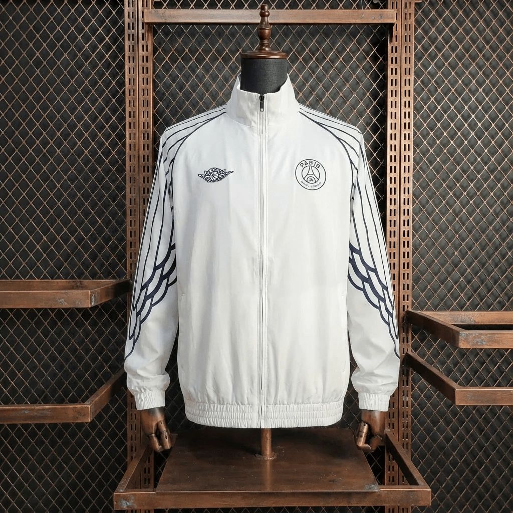 2026 PSG AJ Edition White Windbreaker Sport Unifom