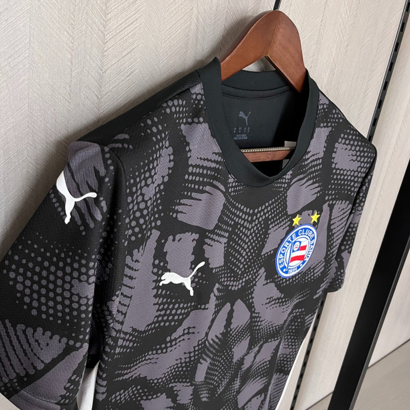 2025/26 Bahia Goalkeeper Black jersey Fan Version