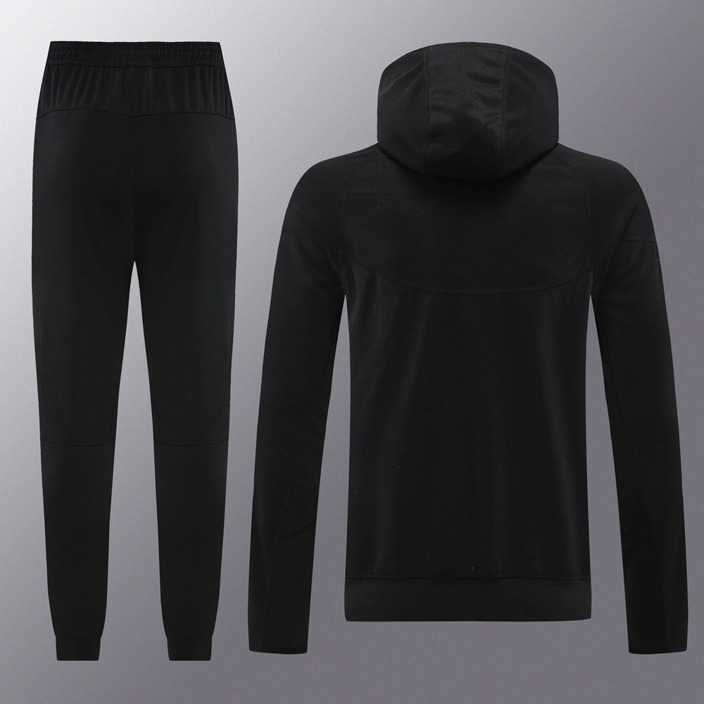 2025 Chelsea Balck Hoodie Jacket Kit Set Football Team Shirt Sports Fashion