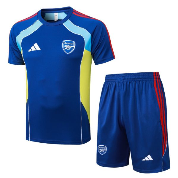 2026 Arsenal Colorful Blue Training Set Shirt and Shorts