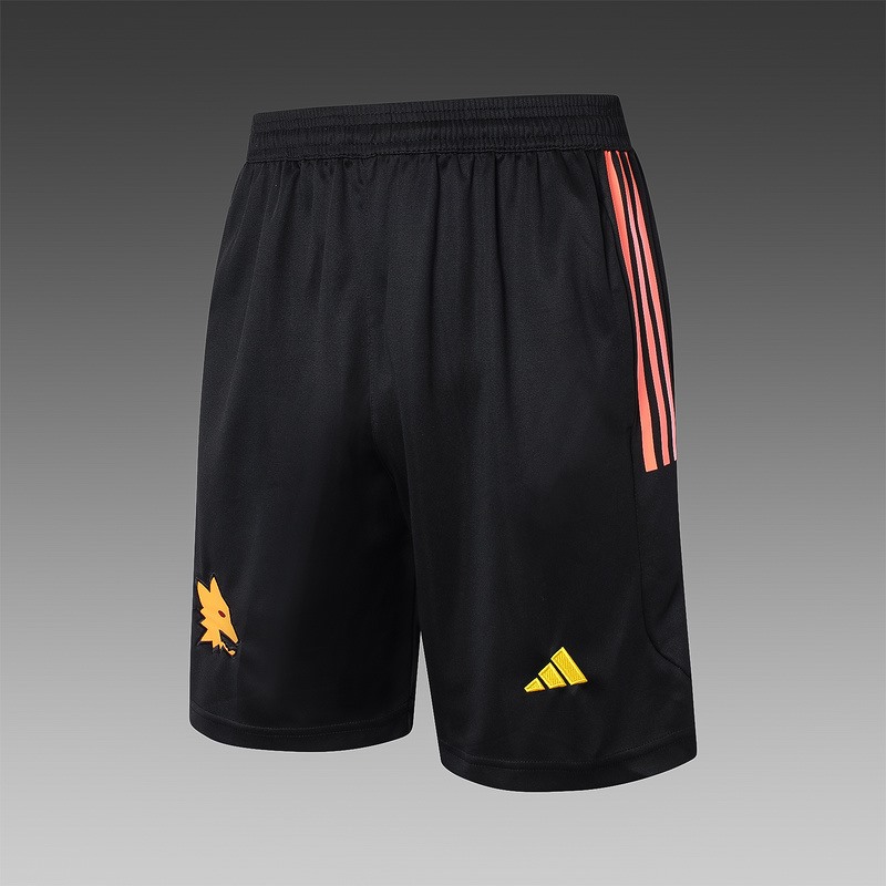 24/25 Roma Black Training Set Shirt and Shorts