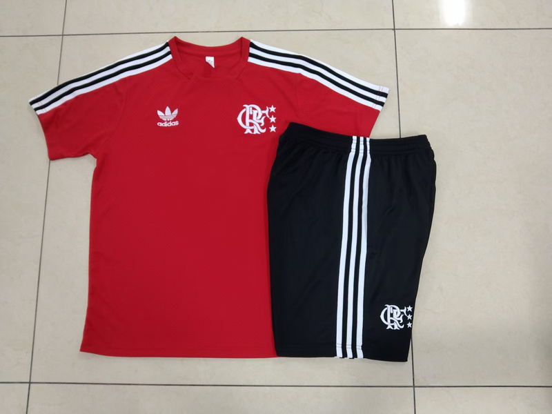 2025/26 Flamengo Red Training Set Shirt and Shorts