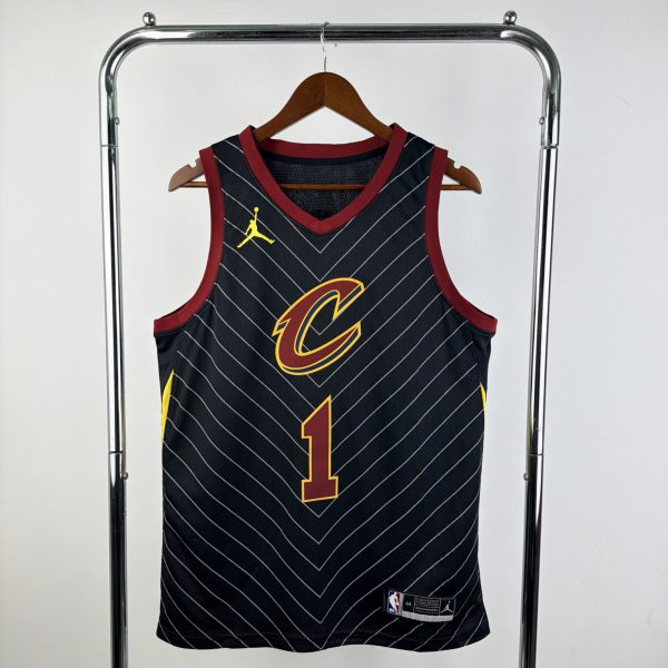 NBA Cleverland Cavaliers V-Neck Black Jersey HARDEN#1