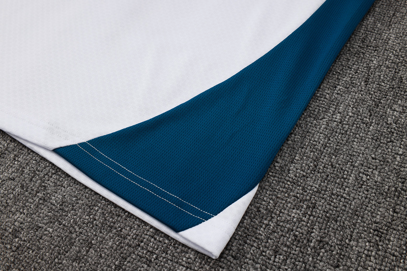 24/25 Marseilles White Long-sleeved half-pull training kit Football team kit