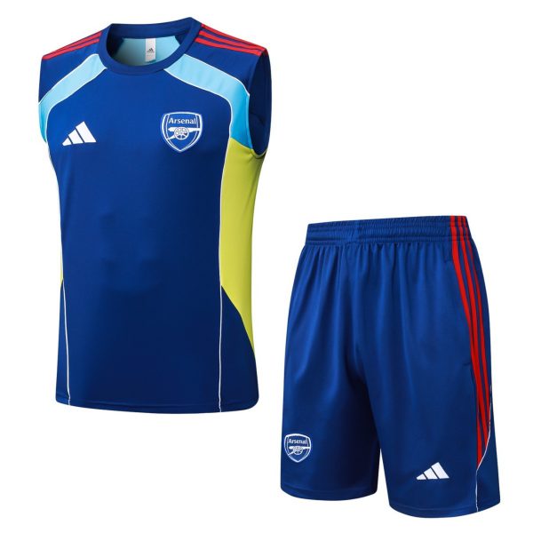 2026 Arsenal Colorful Blue Training Set Shirt and Shorts