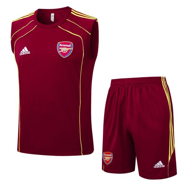 2026 Arsenal Maroon Training Set Shirt and Shorts