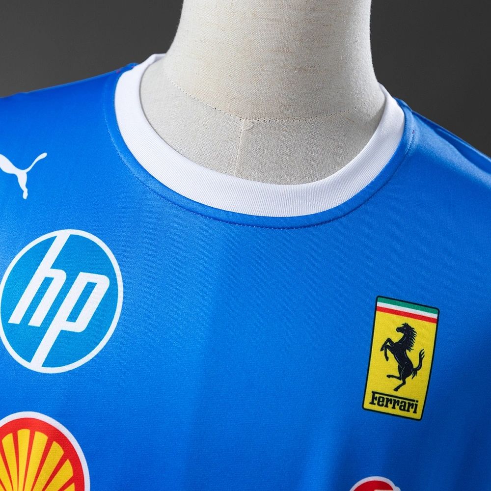 F1 Racing Scuderia Ferrari 2025 Blue Shirt