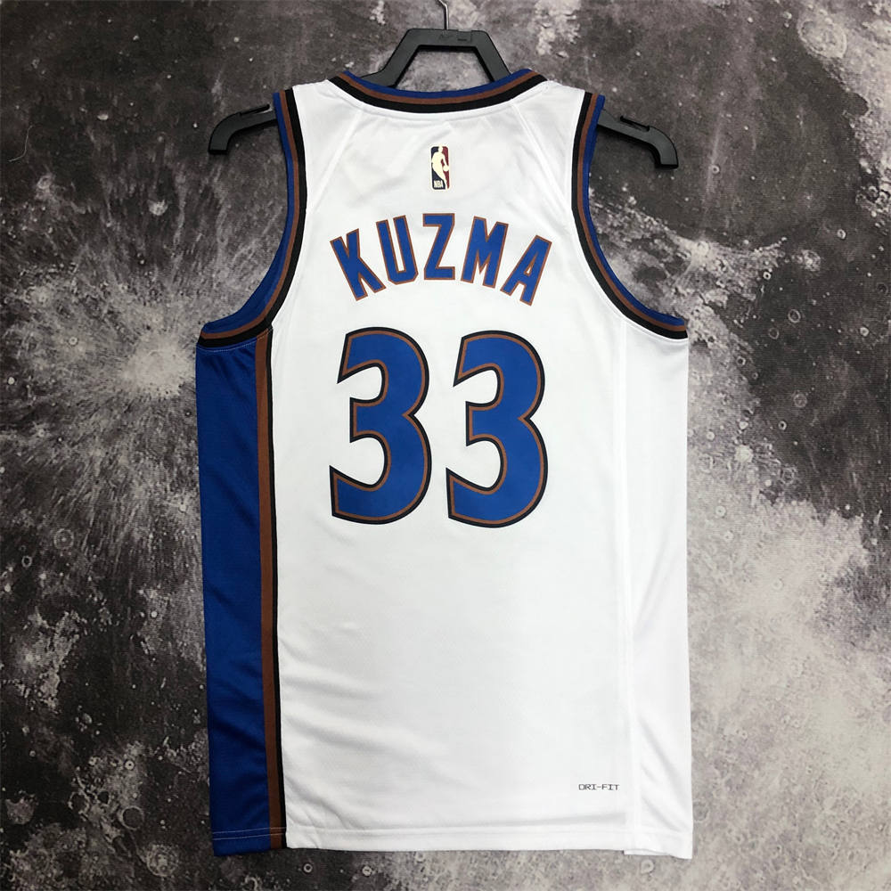 NBA Washington Wizards Round Neck White Retro Style Jersey S-XXL