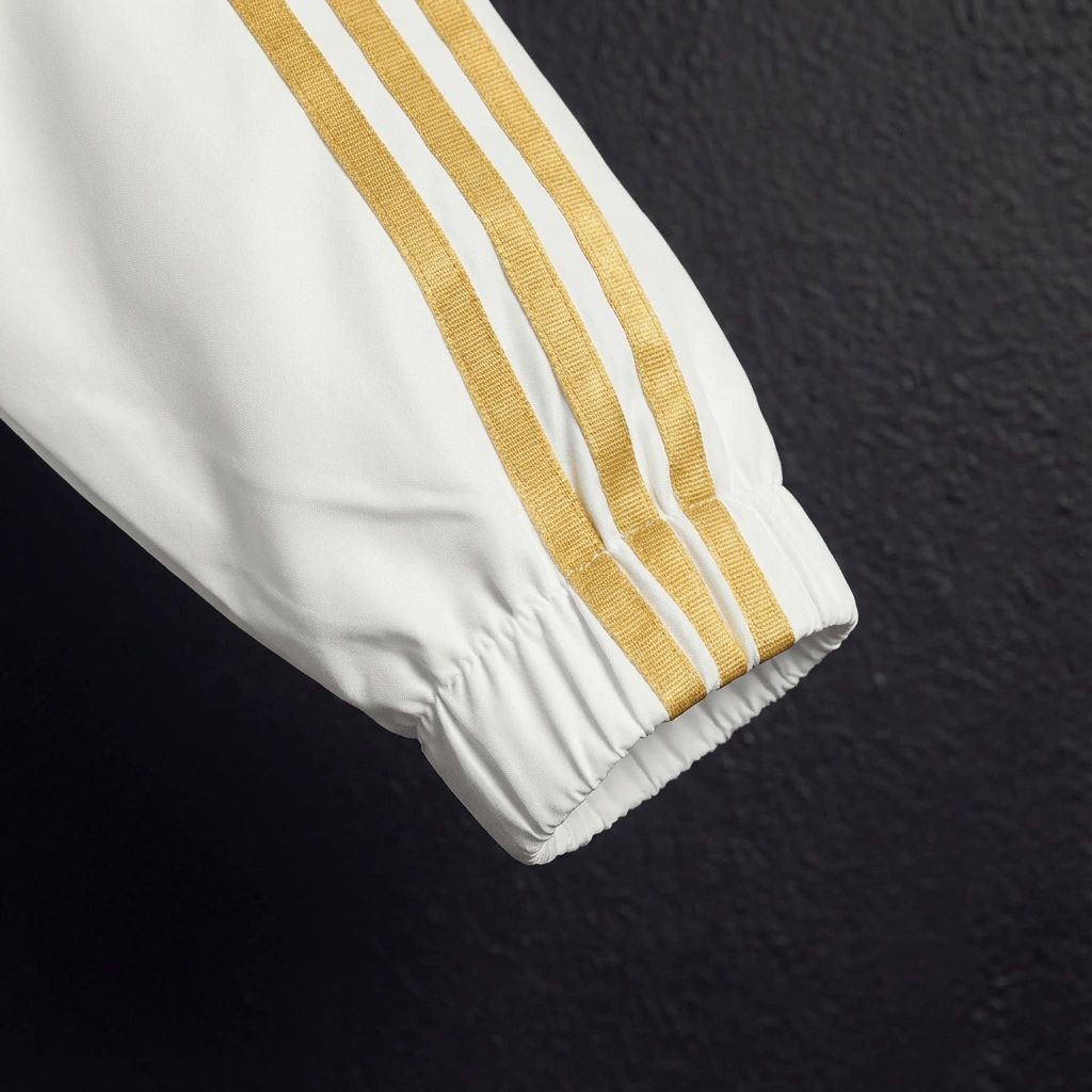 2008/09 Vintage Style Germany White Windbreaker Sport Unifom jersey Sport Unifom