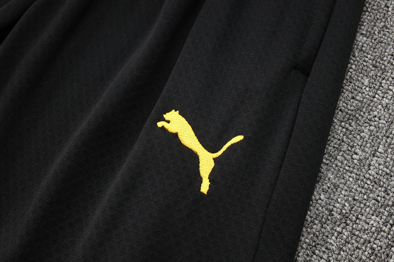 24/25 Dortmund Yellow black Long-sleeved half-pull training kit Football team kit