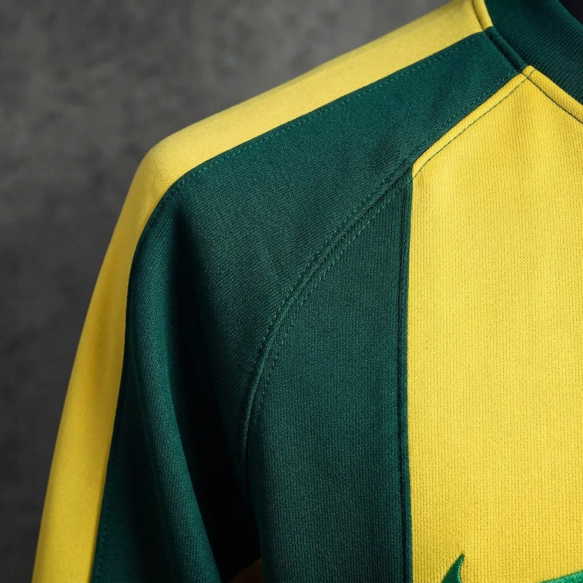 2026 Brazil Long Sleeve Yellow & Green Sweatshirt