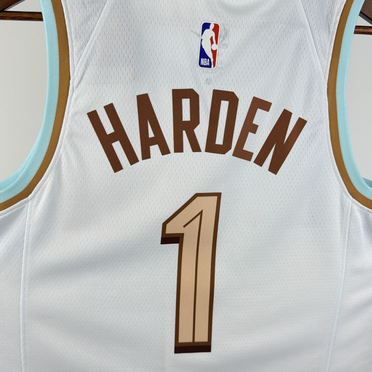 NBA Cleverland Cavaliers Round Neck White Jersey HARDEN#1