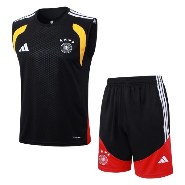 2026 Germany Black Training Set Shirt and Shorts