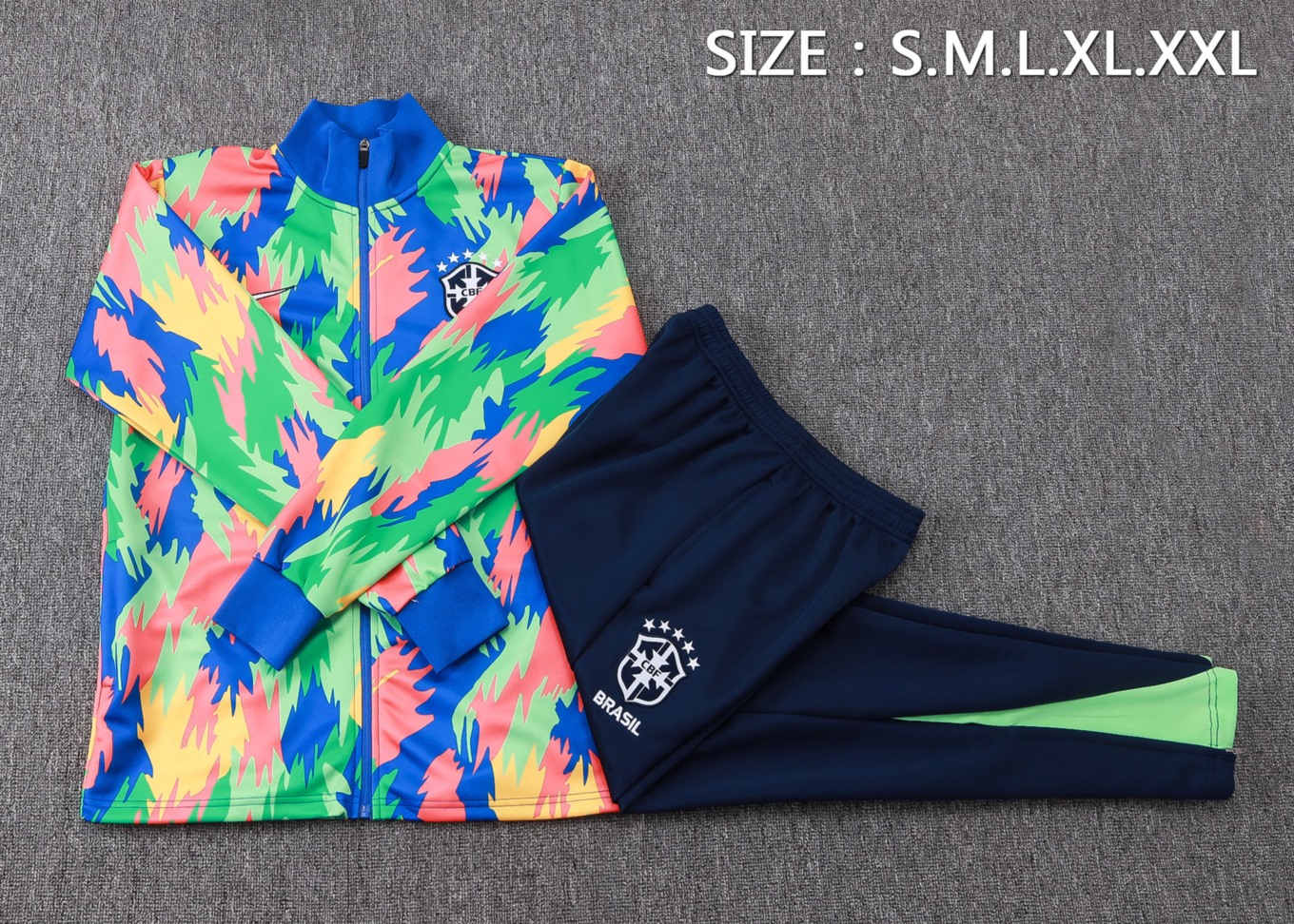 2026 Brazil Red Jacket Training Suit Set