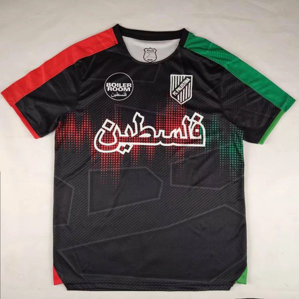 2025/26 CD Palestino Special Edition Black Jersey Fan Version