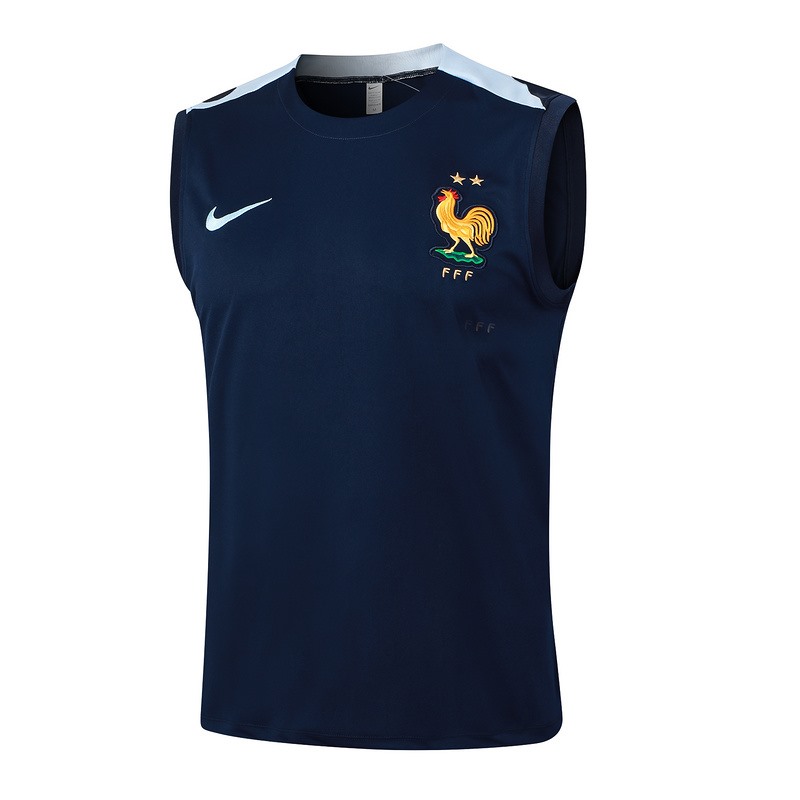 24/25 France Royal Blue Training Set Shirt and Shorts
