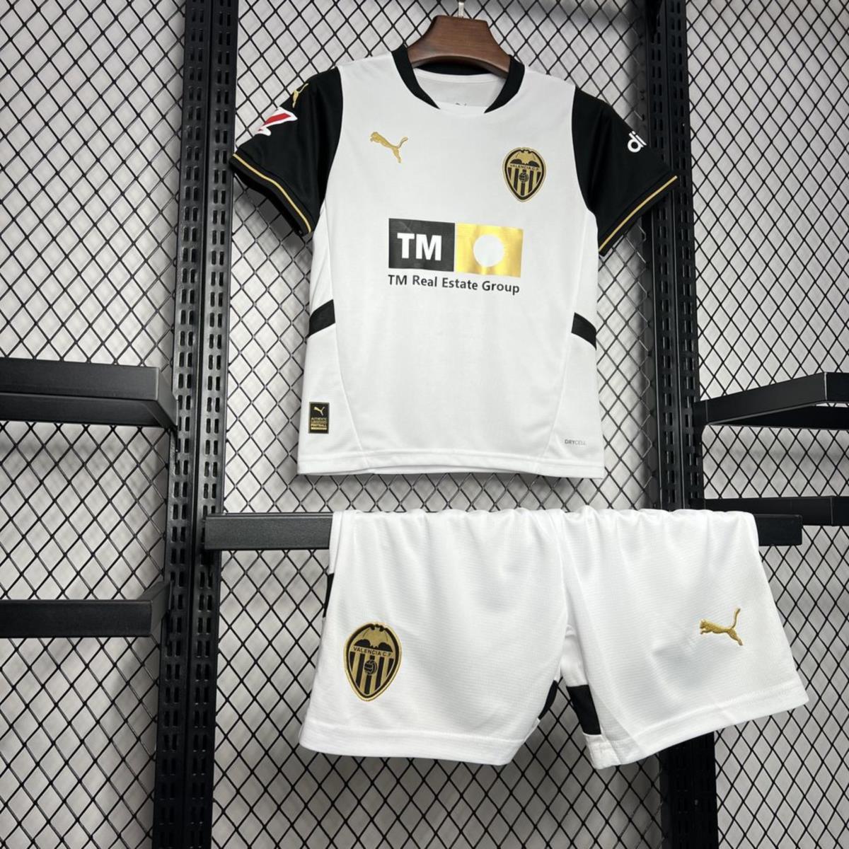 24/25 Valencia CF Home Kids Kit jersey Kid Kits Size 16-28