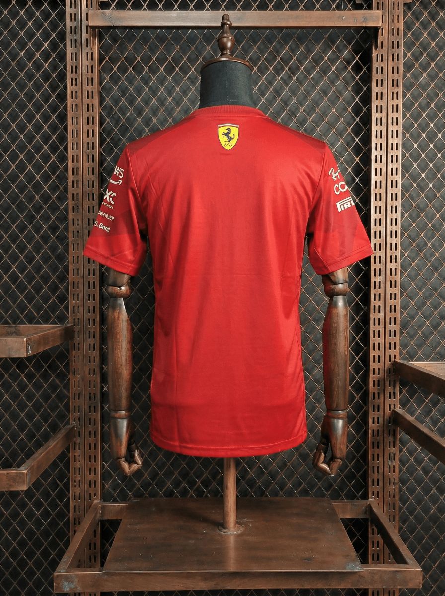 F1 Racing Scuderia Ferrari 2025 Red Shirt