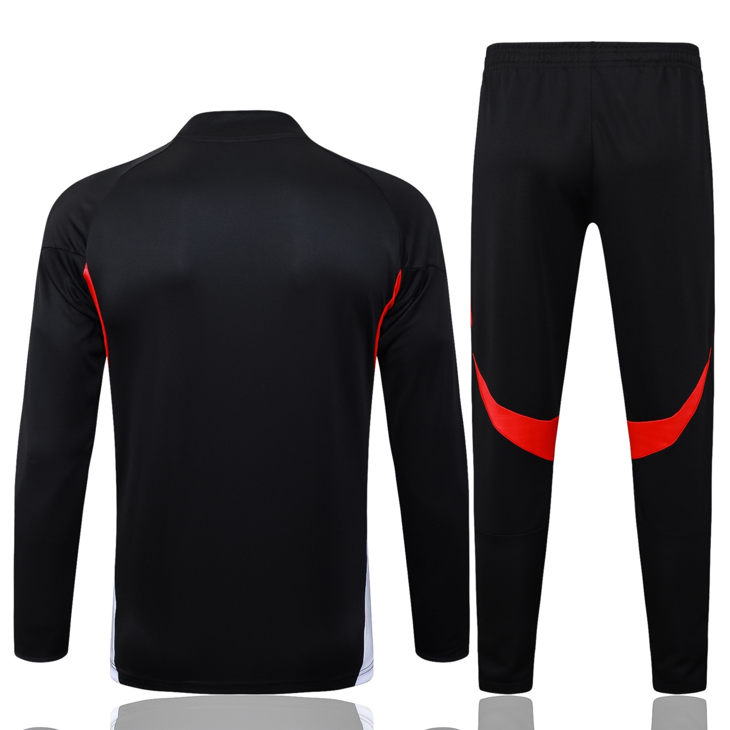 202526 Bayern Munich black Long-sleeved half-pull training kit Football team kit