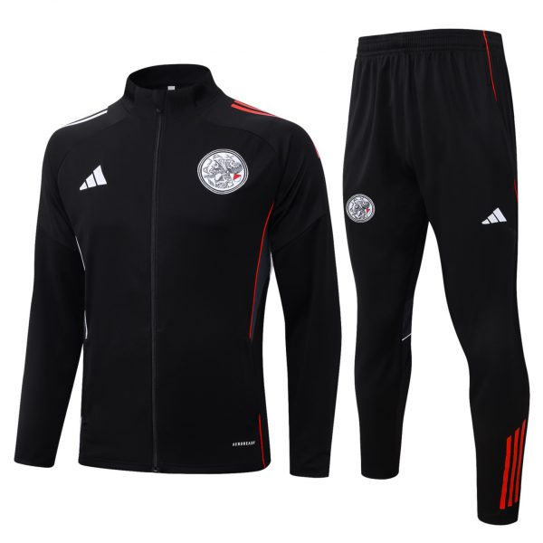 2025/26 Ajax black Jacket Training Suit Set Football Team Shirt Sports Fashion