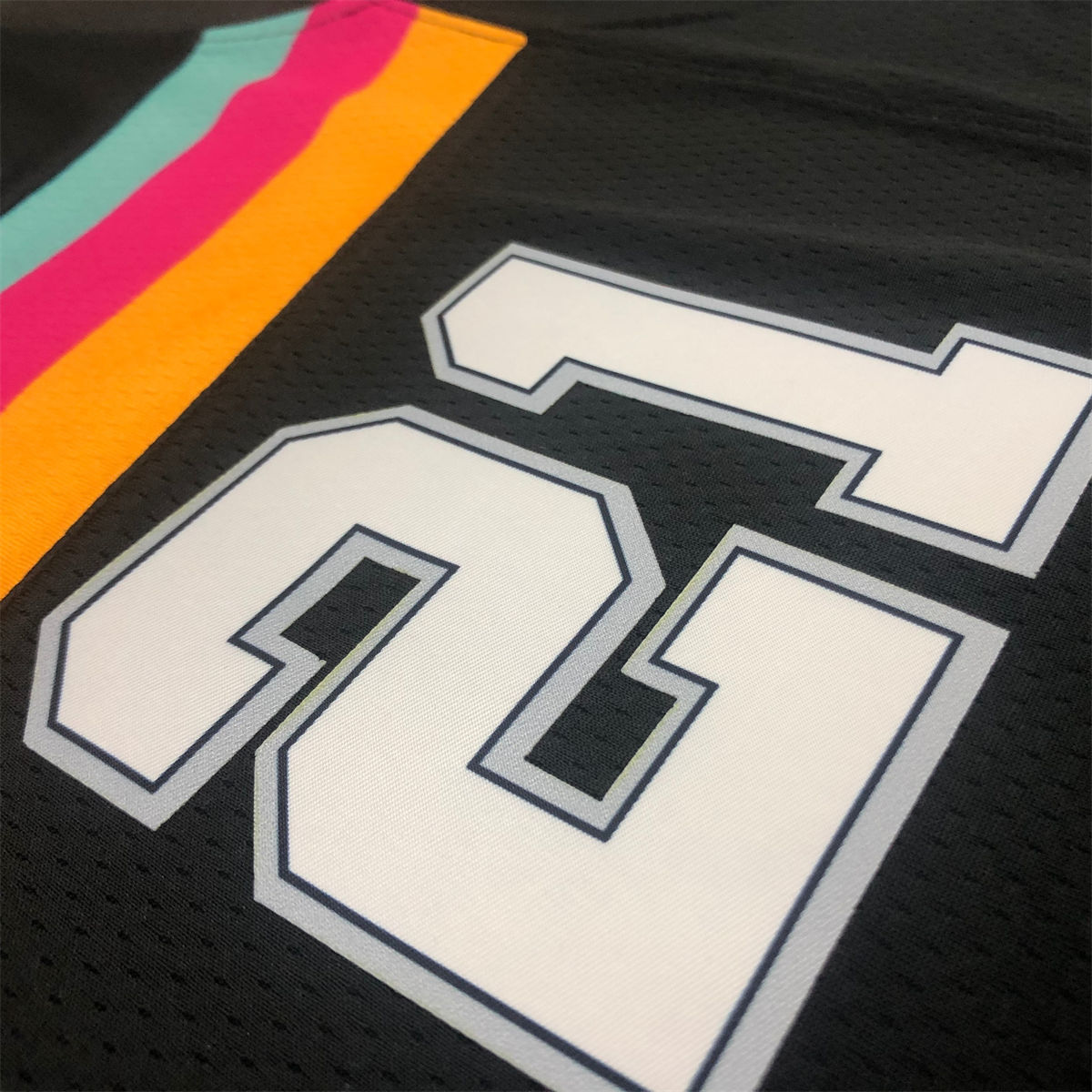 NBA San Antonio Spurs V-Neck Black jersey DUNCAN#21 S-XXL