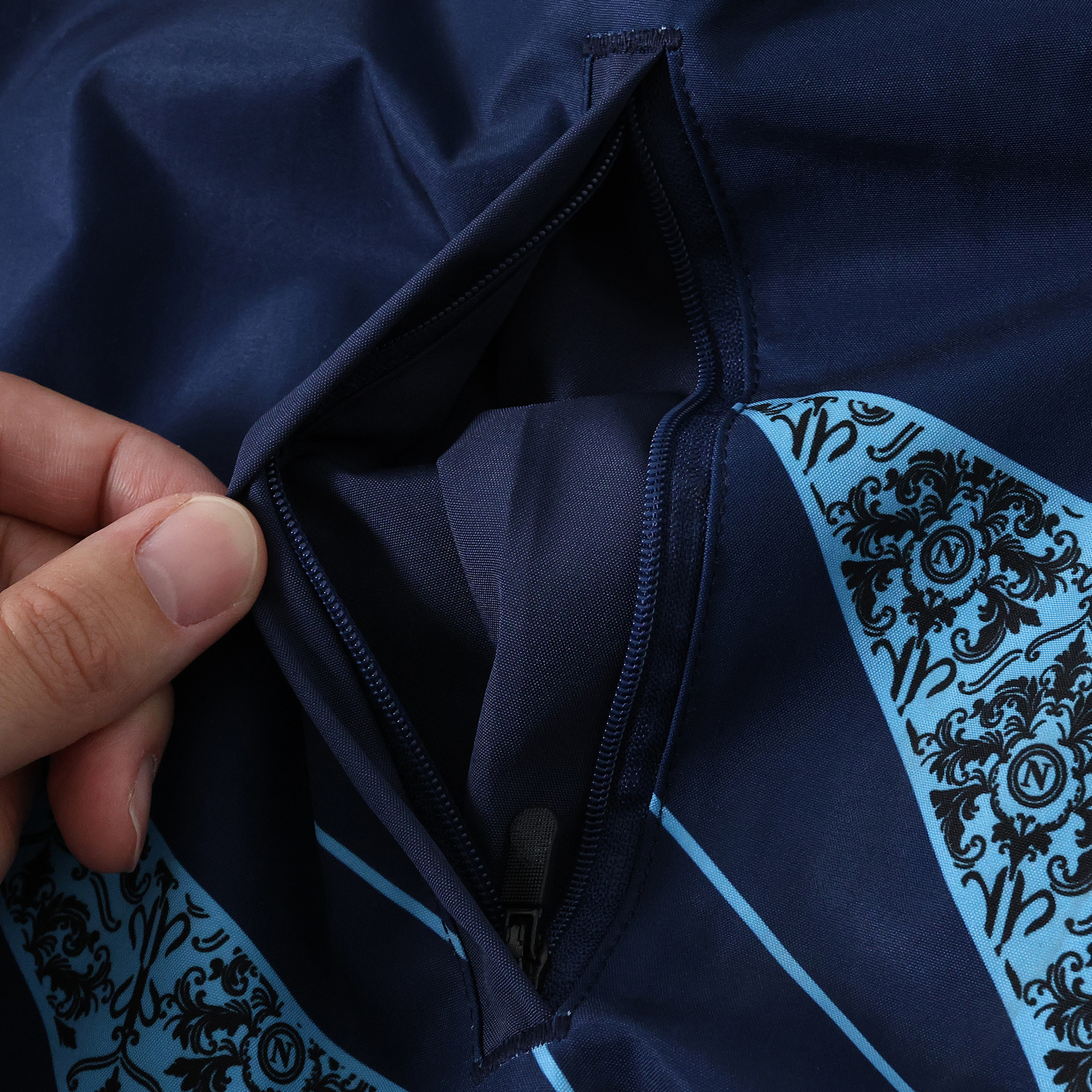 2025/26 Napoli Navy Blue Windbreaker