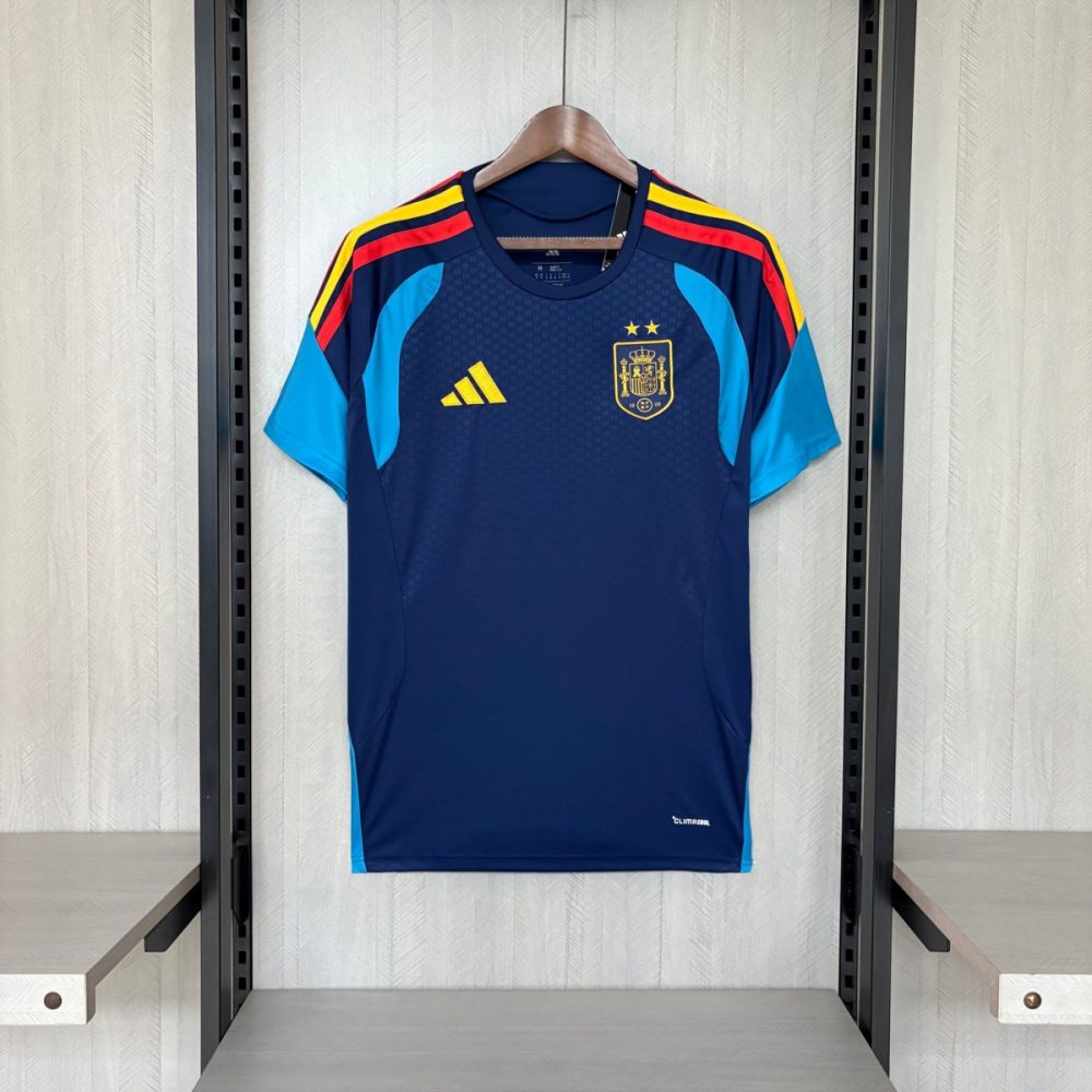 2026 Spain Training Royal Blue Jersey Fan Version