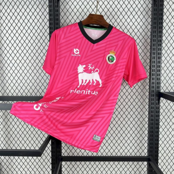 24/25 Racing de Santander Pink Goalkeeper Jersey Fan Version