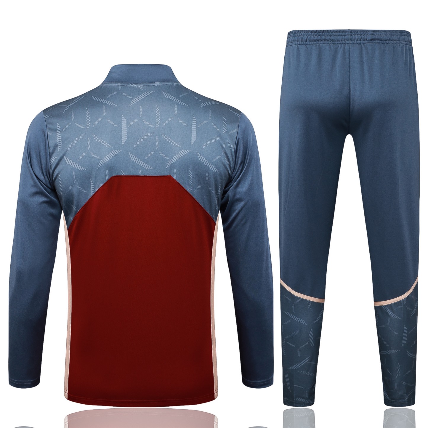 202526 Sao Paulo maroon Long-sleeved half-pull training kit Football team kit