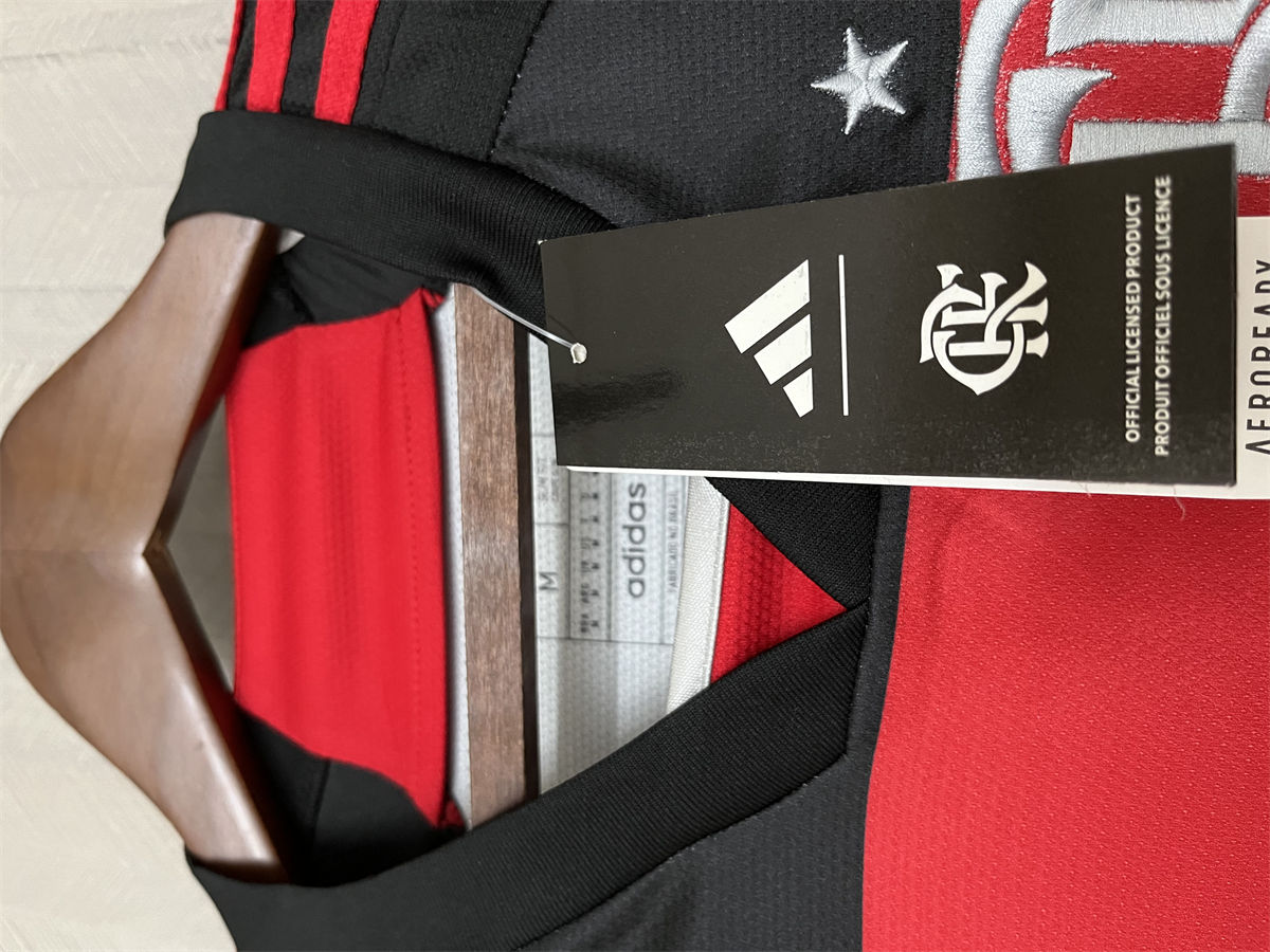 24/25 Flamengo Home Jersey Long Sleeve Fan Version