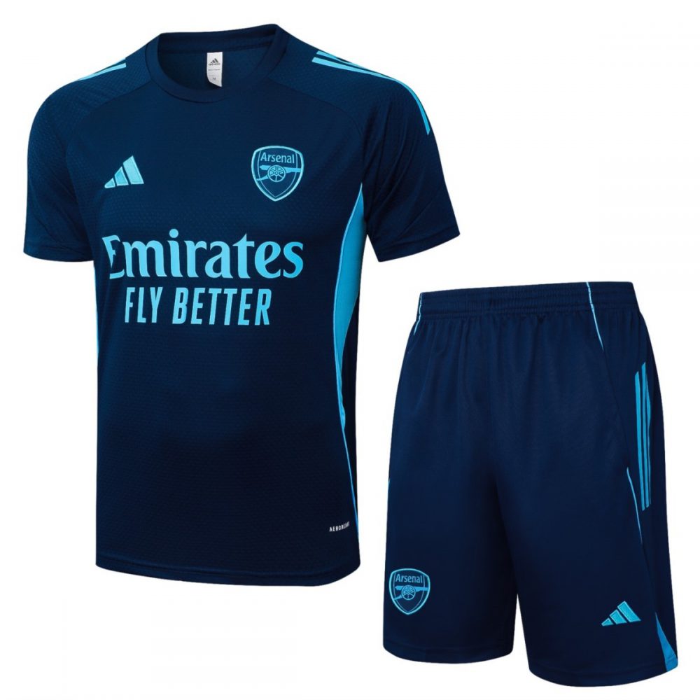 2026 Arsenal Royal blue Training Set Shirt and Shorts