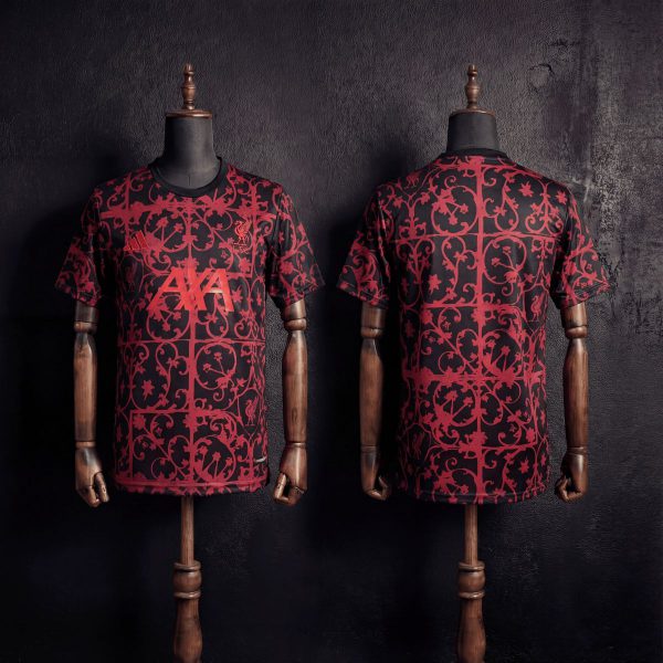 2025/26 Liverpool Training Red and Black Jersey Fan Version