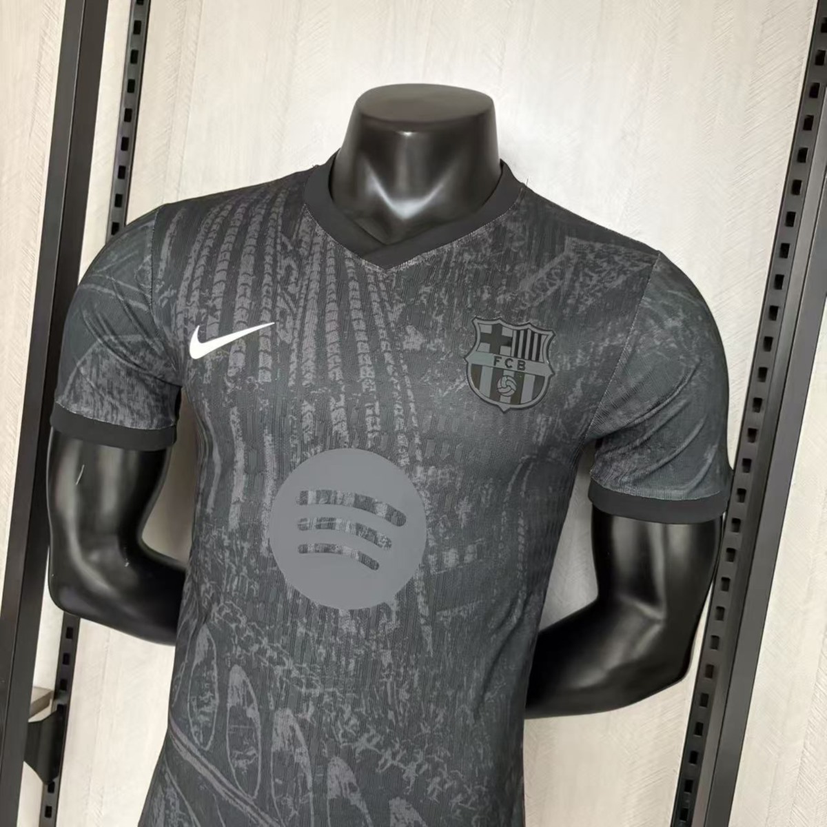 2026 Barcelona All Black Jersey Player Version