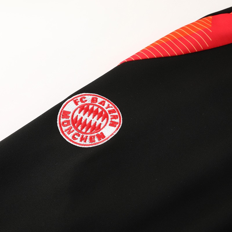 2024 Bayern Munich Red Jacket Training Suit Set Football Team Shirt Sports Fashion