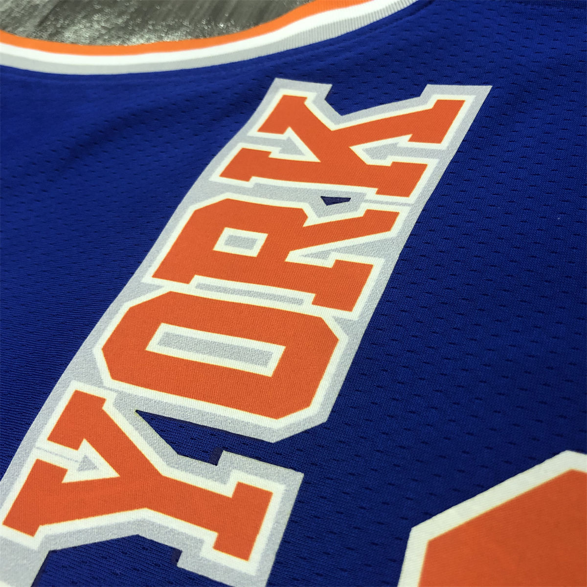 NBA New York Knicks Round Neck Blue jersey BARRETT#9 S-XXL