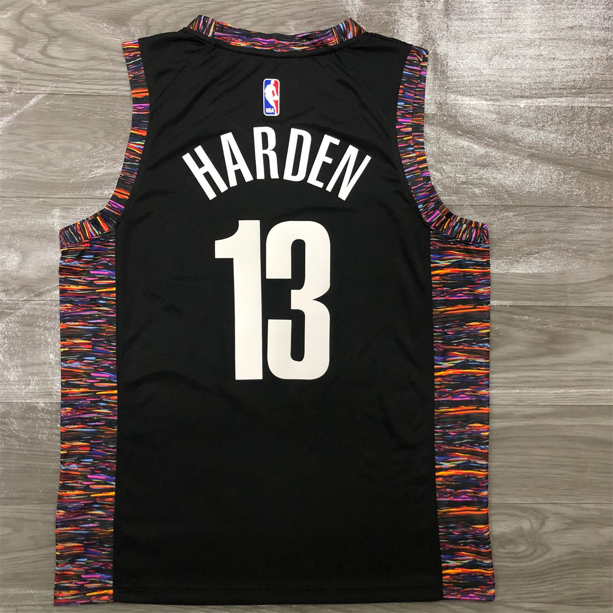 NBA Brooklyn Nets V-Neck Black Jersey HARDEN#13 S-XXL