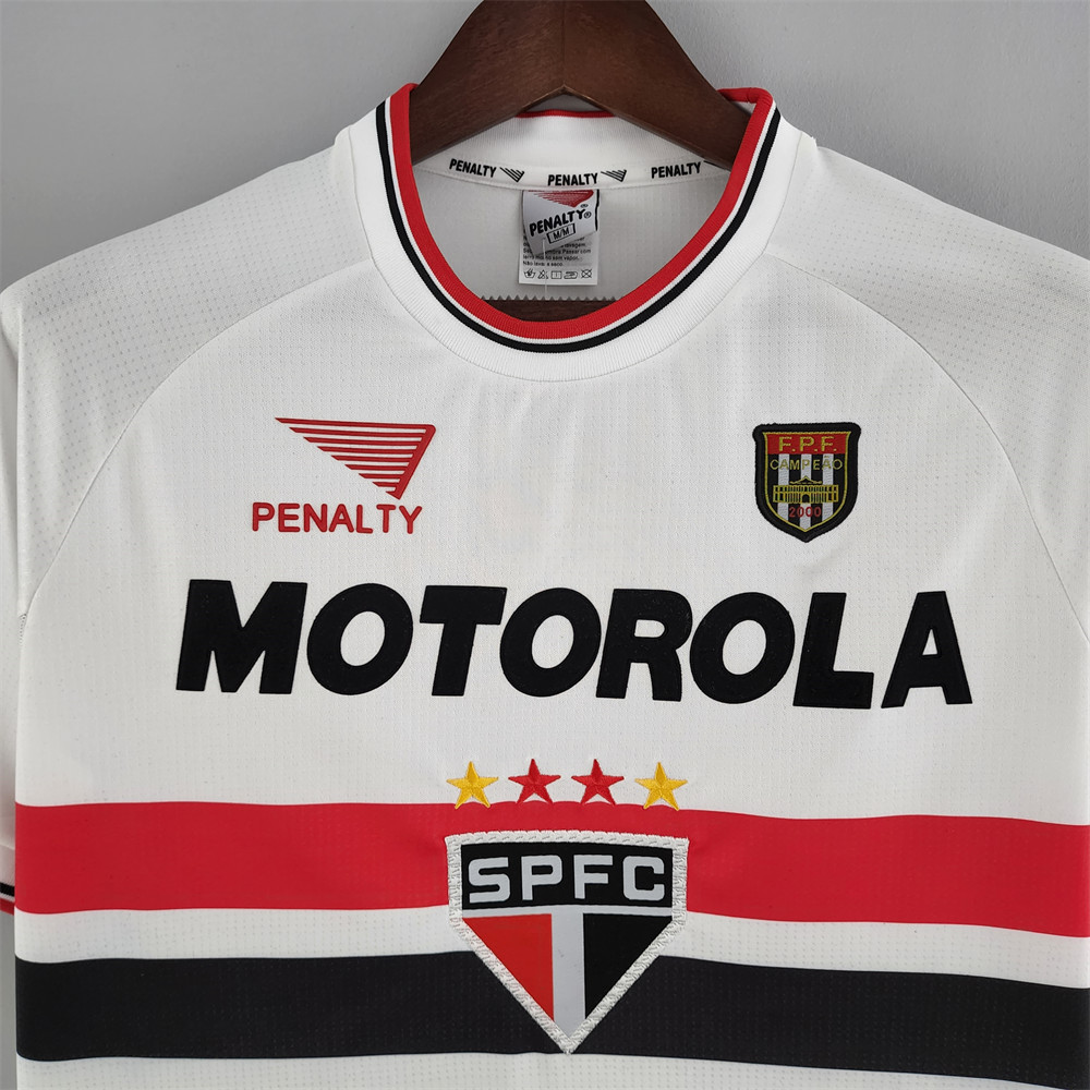 Retro 2000 sao paulo home jersey Fan Version
