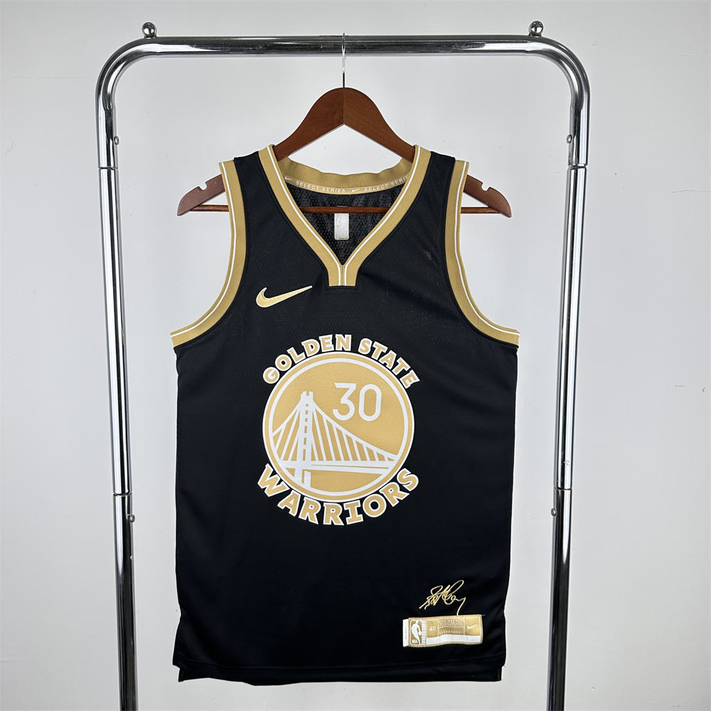 NBA Golden State Warriors 2024 Honor Edition Black Jersey CURRY#30 S-XXL