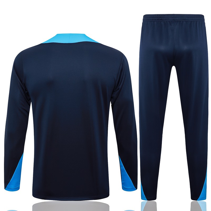 25/26 Chelsea Royal Blue Long-sleeved half-pull training kit Football team kit