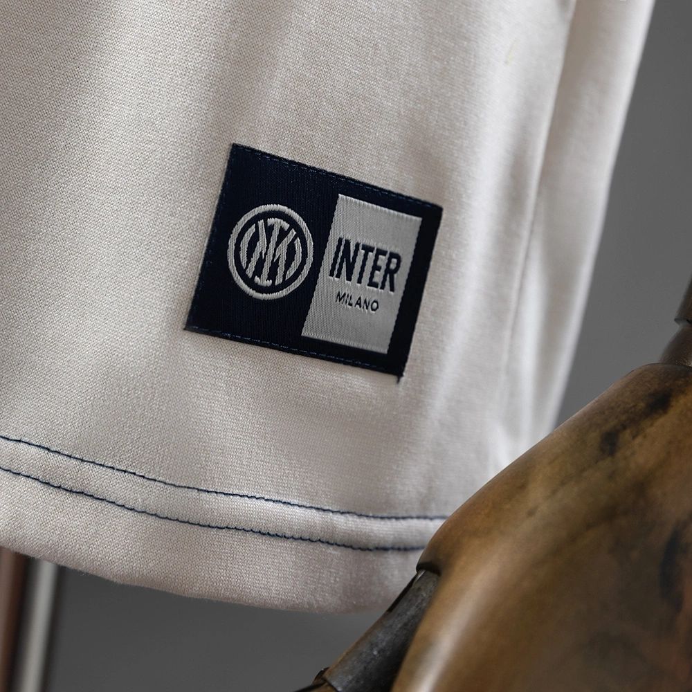 2025/26 Inter Milan US Pack Full-Button Baseball Beige jersey Fan version