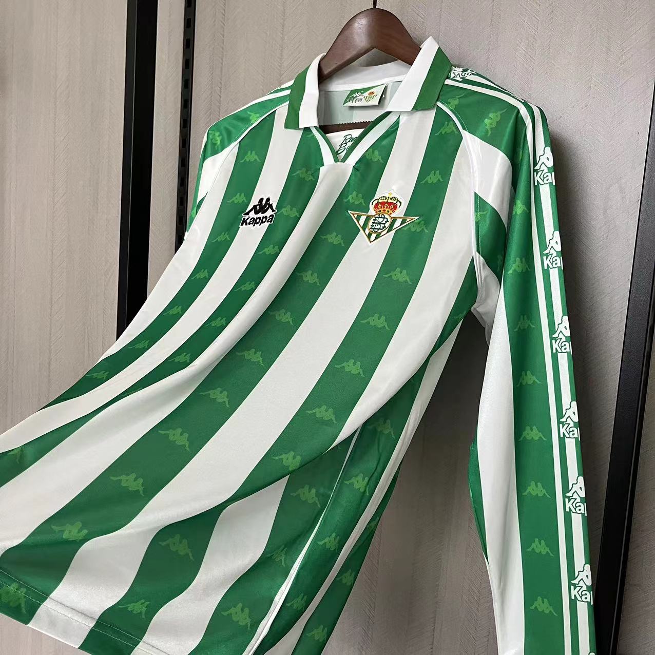 Retro Real Betis 95/97 Home Long Sleeve jersey Fan Version