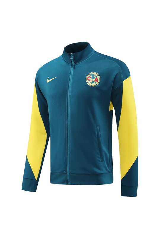 2024 Club Americas light green Jacket Training Suit Set Football Team Shirt Sports Fashion
