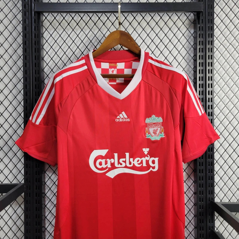 Retro Liverpool 08/09 Champions League home jersey Fan Version