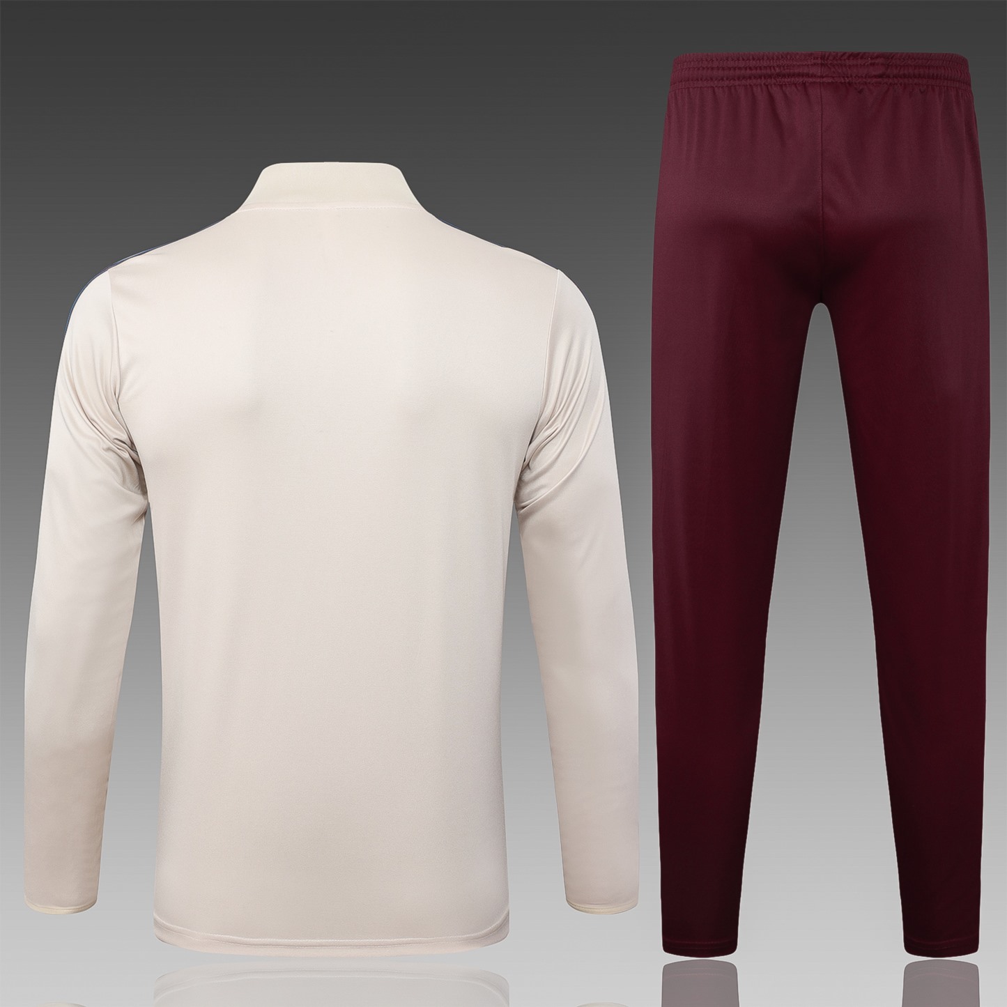 202526 Ajax beige Long-sleeved half-pull training kit Football team kit