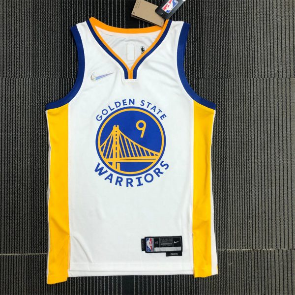 NBA Golden State Warriors V-Neck White Jersey IGUODALA#9 S-XXL