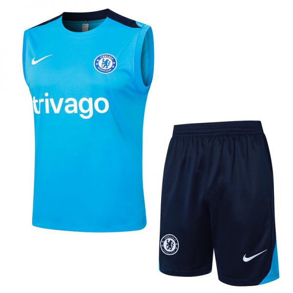 24/25 Chelsea Blue Training Set Shirt and Shorts
