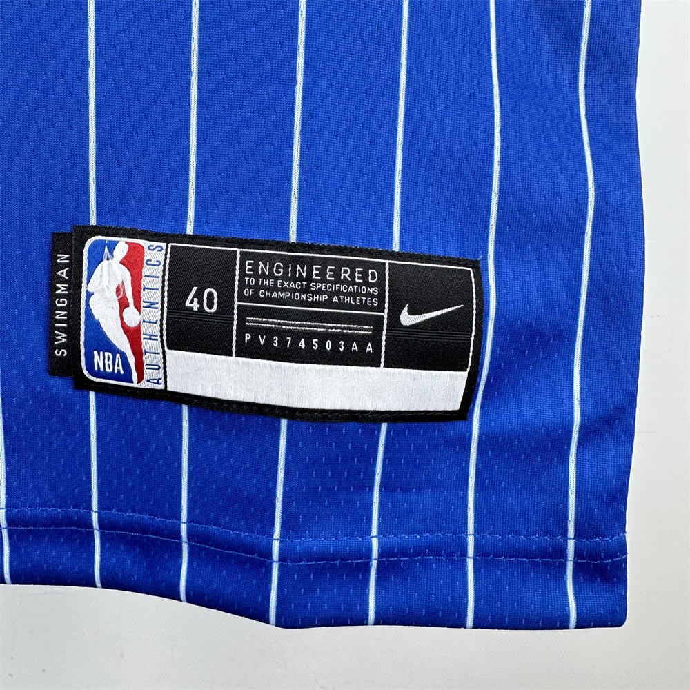 NBA Orlando Magic 2019 Retro Edition Round Neck Blue Jersey HARDAWAY#1 S-XXL